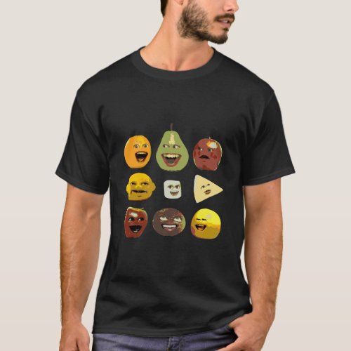 Annoying Orange And Characters Hoodie T_Shirt