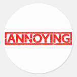 Annoying Stamp Classic Round Sticker