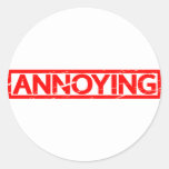 Annoying Stamp Classic Round Sticker