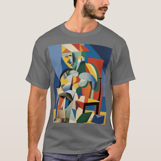 Annual 3D Illumination by Pablo Picasso T-Shirt (Front)