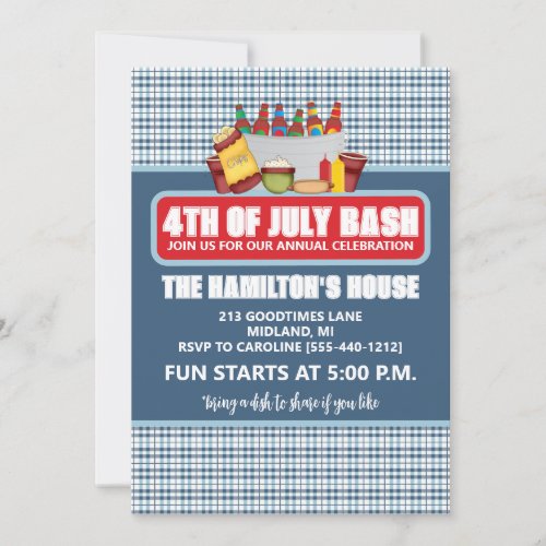Annual 4th of July Party Invitations