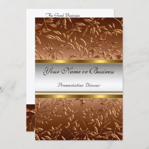 Annual Business Presentation Dinner Invitation