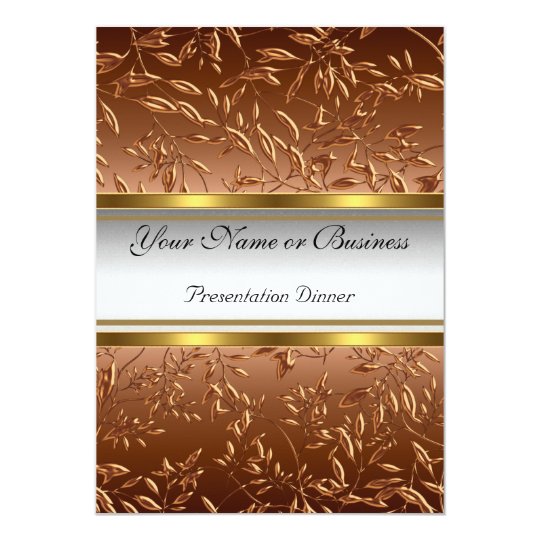 Annual Business Presentation Dinner Invitation