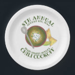 Annual Chili Cookoff Cook Off Bowl of Green Chili Paper Plates<br><div class="desc">Design features an original marker illustration of a bowl of green chili. Simply personalize with your event information for one-of-a-kind chili cookoff swag! This green chili bowl design is also available on other products. Don't see what you're looking for? Need help with customization? Contact this designer to have something created...</div>