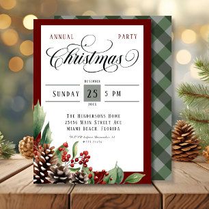 Annual Christmas Party Invitation