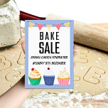 Annual Church Fundraiser Bake Sale Flyer<br><div class="desc">Festive Bake Sale Template For Church Fundraiser: Fill in the name of your charity event and the date.</div>