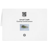 Annual Cicada Coordinating Items Cards (Back Horizontal)