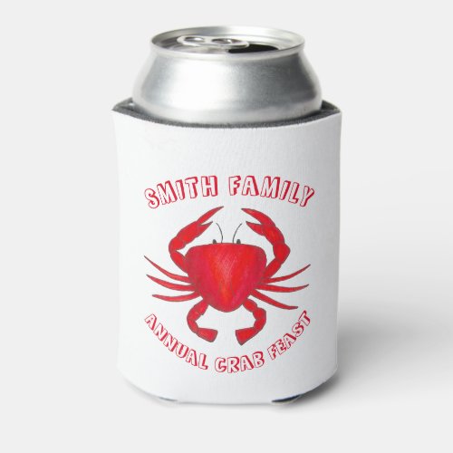 Annual Crab Feast Red Maryland Hard Shell Seafood Can Cooler