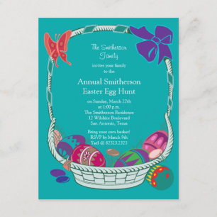 Annual Easter Egg Hunting Invitation