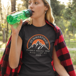 Annual Family Hiking Trip Matching Mom T-Shirt