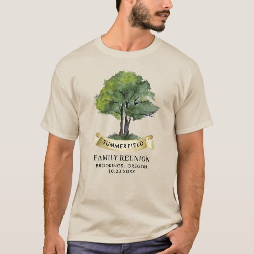 Annual Family Reunion Genealogy Tree Matching T_Shirt