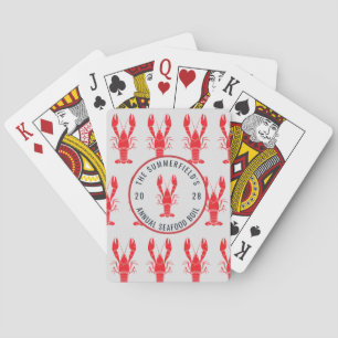 Annual Family Summer Crab Boil Custom Games Poker Cards