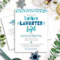 Annual Hanukkah Party Fun Latkes Laughter Light