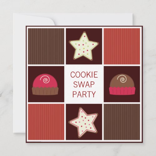 Annual Holiday Cookie Swap Party Invitations