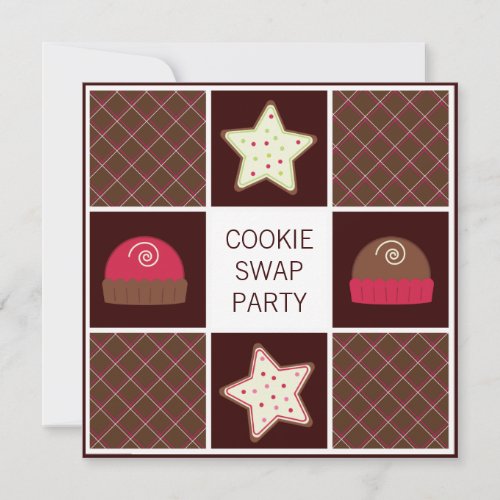 Annual Holiday Cookie Swap Party Invitations