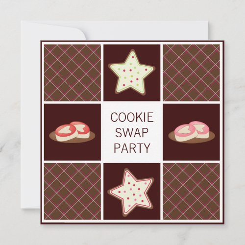 Annual Holiday Cookie Swap Party Invitations