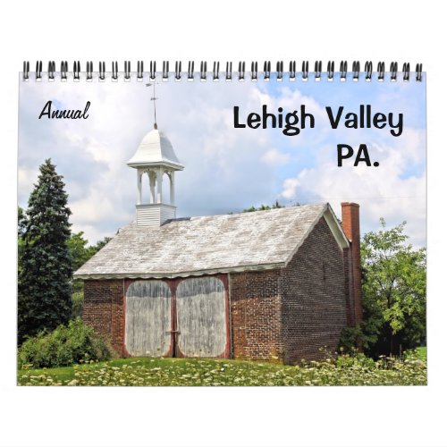 Annual Lehigh Valley PA wall Calendar