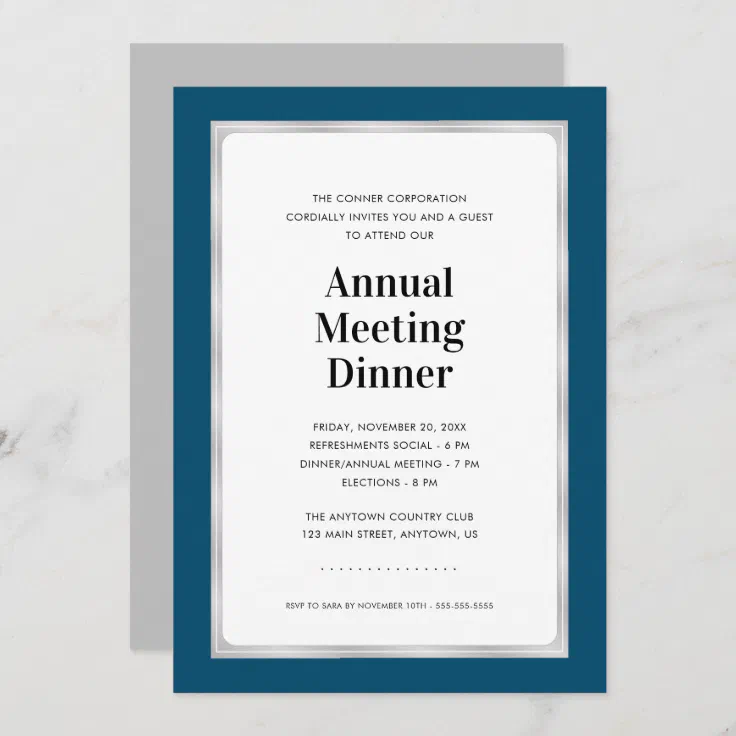 annual meeting invitation