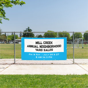 Annual Neighborhood Sale Banner