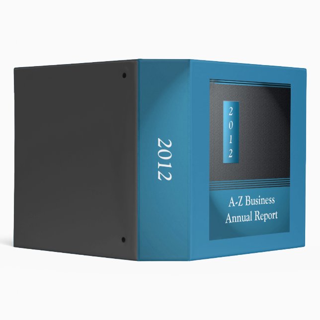 Annual Report Professional Business Binder (Background)