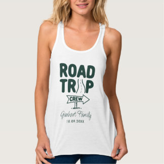 Annual Road Trip Crew Family Custom Tank Top