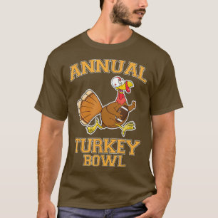 Annual Turkey Bowl Football Sport Lover Funny Than T-Shirt