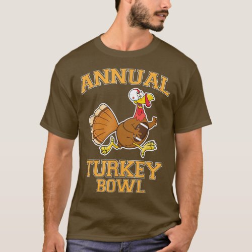Annual Turkey Bowl Football Sport Lover Funny Than T_Shirt