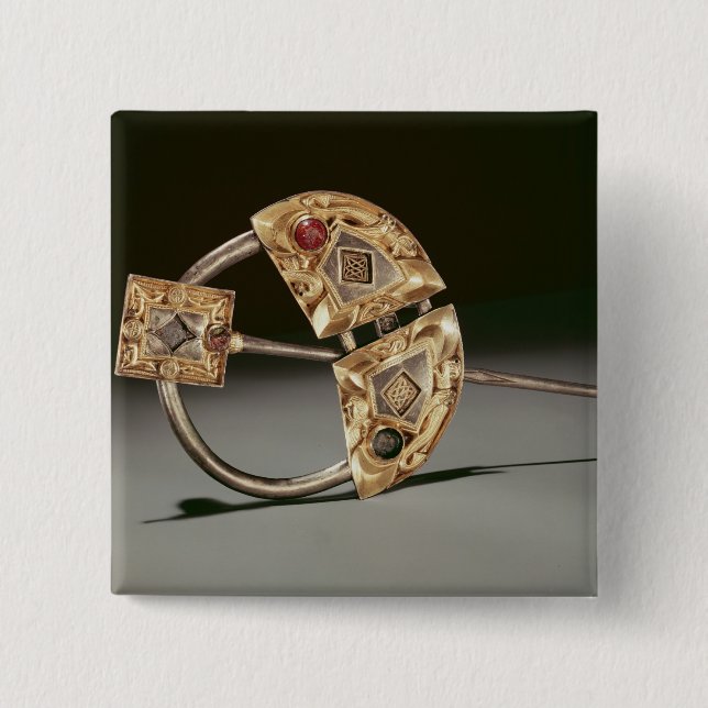 Annular brooch, Ardagh Hoard, Reerasta Button (Front)