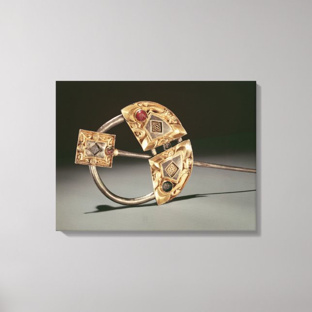 Annular brooch, Ardagh Hoard, Reerasta Canvas Print (Front)