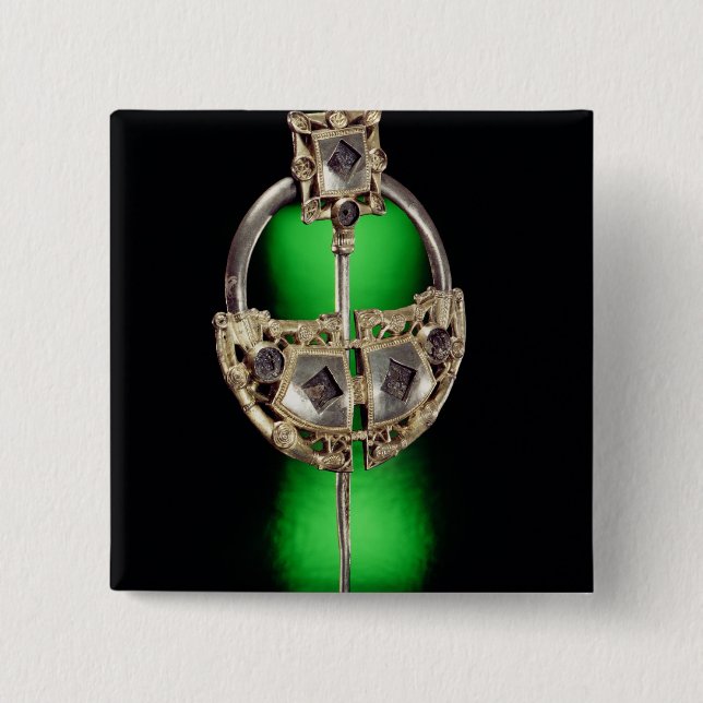 Annular brooch, Ardagh Hoard, Reerasta Pinback Button (Front)