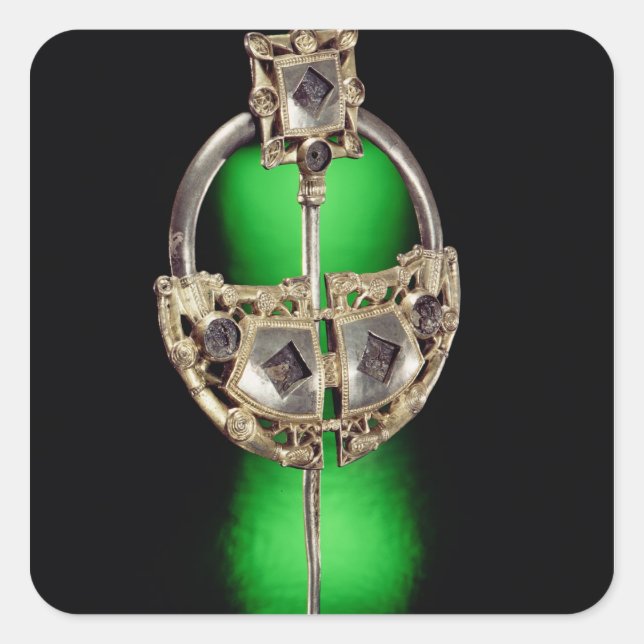 Annular brooch, Ardagh Hoard, Reerasta Square Sticker (Front)