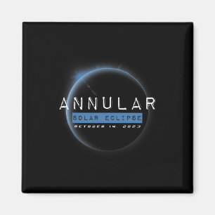 Annular Solar Eclipse October Astronomy Lovers Magnet