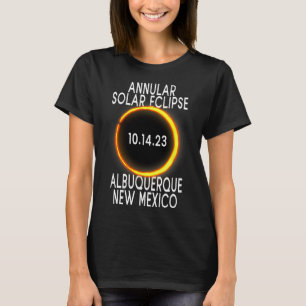 Annular Solar Eclipse T - Albuquerque New Mexico T-Shirt