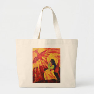 Annunciation 2011 large tote bag