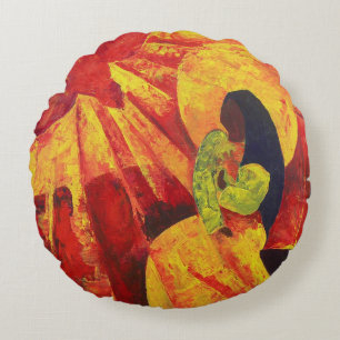Annunciation 2011 round pillow