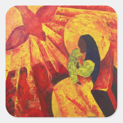 Annunciation 2011 square sticker