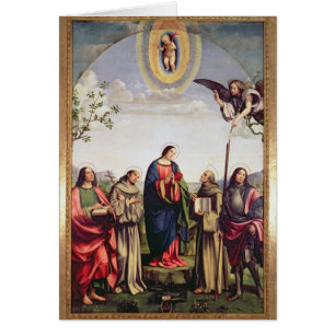Annunciation and Saints, 1500 Cards
