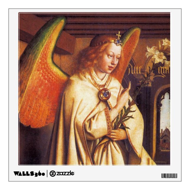 ANNUNCIATION ANGEL Archangel Gabriel Detail Wall Sticker (Front)