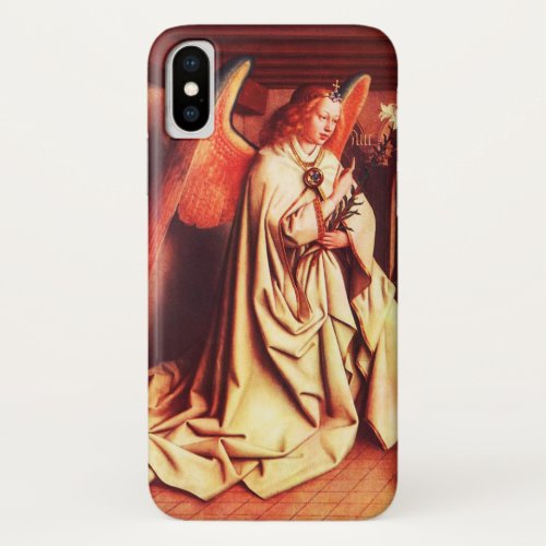 ANNUNCIATION ANGEL Archangel GabrielJan Van Eyck iPhone X Case