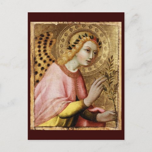 ANNUNCIATION ANGEL by Simone Martini Holiday Card