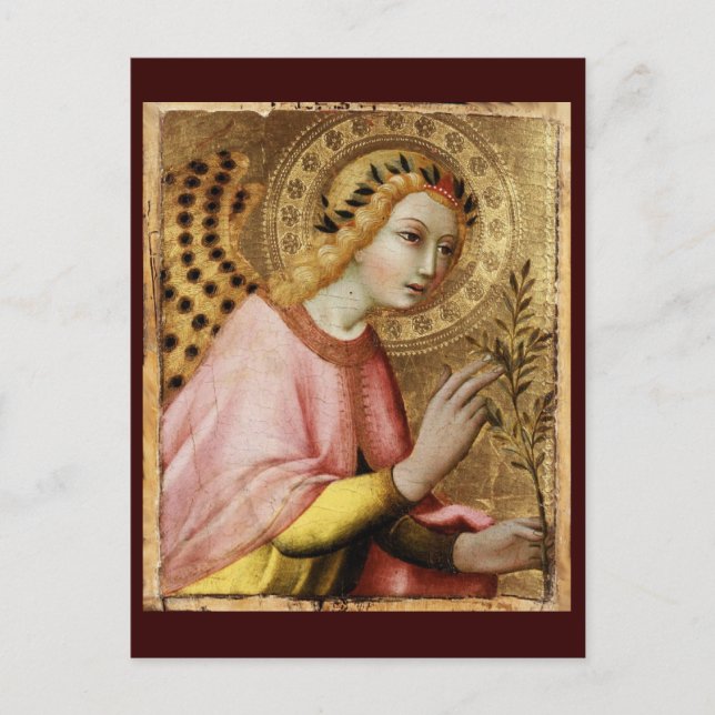 ANNUNCIATION ANGEL by Simone Martini Holiday Card (Front)