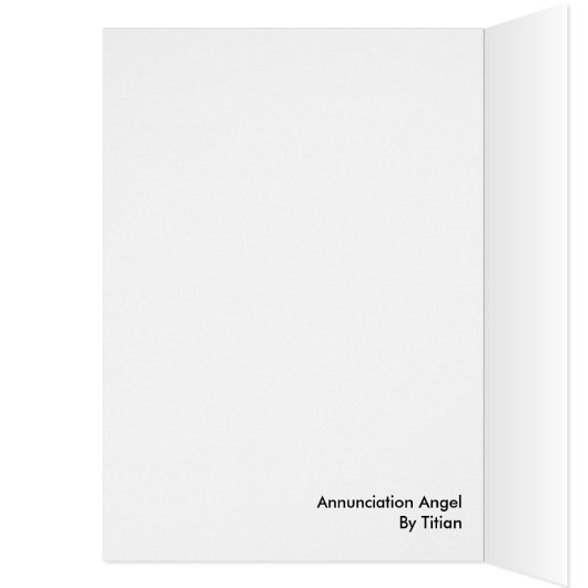 Annunciation Angel By Titian (Inside (Left))