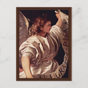 Annunciation Angel By Tizian (Best Quality) Postcard