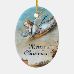 ANNUNCIATION ANGEL CERAMIC ORNAMENT