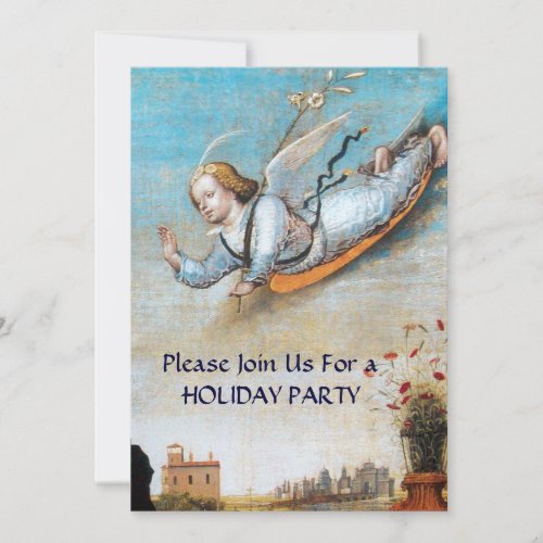 ANNUNCIATION ANGEL CHRISTMAS PARTY INVITATION