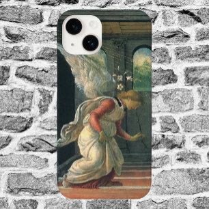 Annunciation (angel detail) by Sandro Botticelli iPhone 15 Case