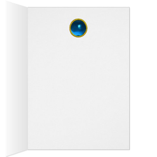 ANNUNCIATION ANGEL ,Gold Yellow ,Blue Sapphire (Inside (Right))