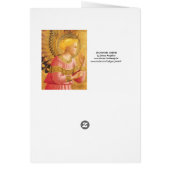 ANNUNCIATION ANGEL IN GOLD PINK Christmas (Back)