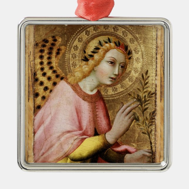 ANNUNCIATION ANGEL Magic Of Christmas Metal Ornament (Front)