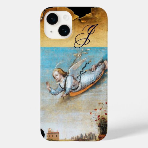 ANNUNCIATION ANGEL  MONOGRAM Brown Parchment Case_Mate iPhone 14 Case